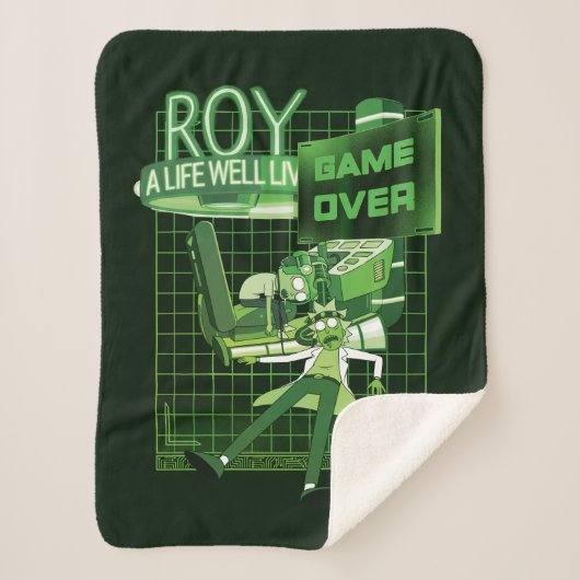 RICK AND MORTY™ | Roy heeft een goed leven gehad Sherpa Deken (Voorkant)