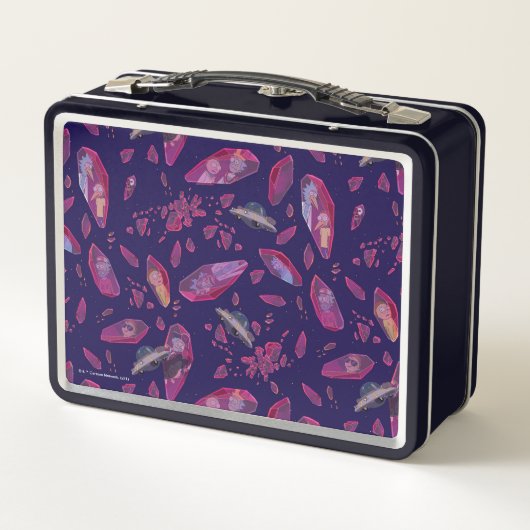 Rick and Morty Time Crystal Pattern (Achterkant)