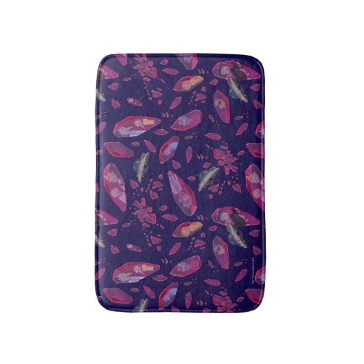 Rick and Morty Time Crystal Pattern Badmat (Voorkant Verticaal)
