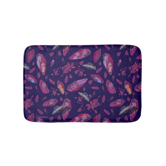 Rick and Morty Time Crystal Pattern Badmat (Voorkant)