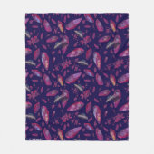 Rick and Morty Time Crystal Pattern Fleece Deken (Voorkant)