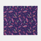 Rick and Morty Time Crystal Pattern Fleece Deken (Voorkant (Horizontaal))