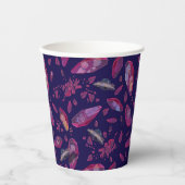 Rick and Morty Time Crystal Pattern Papieren Bekers (Voorkant)