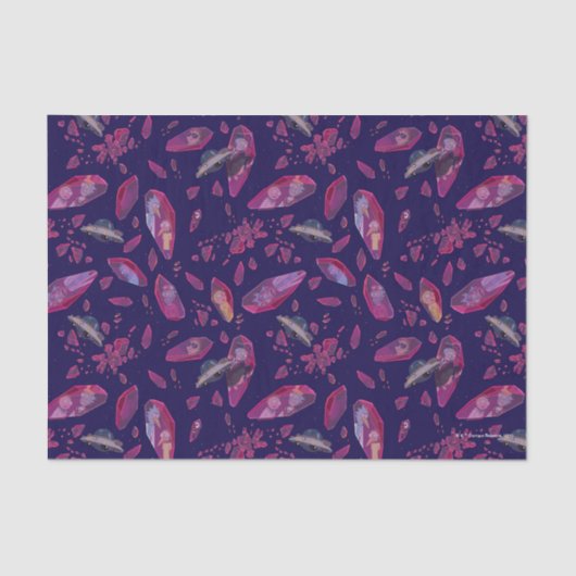 Rick and Morty Time Crystal Pattern Tissuepapier (Voorkant)