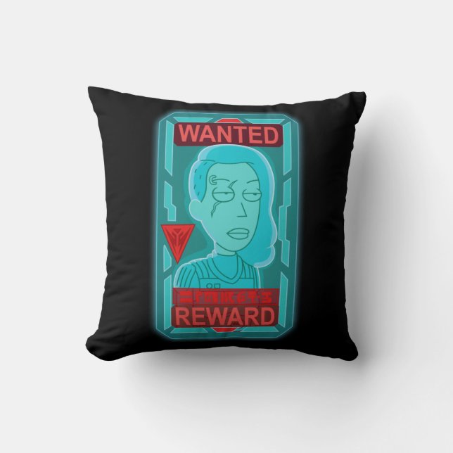 RICK AND MORTY™ | Wanted Poster van Space Beth Kussen (Voorkant)