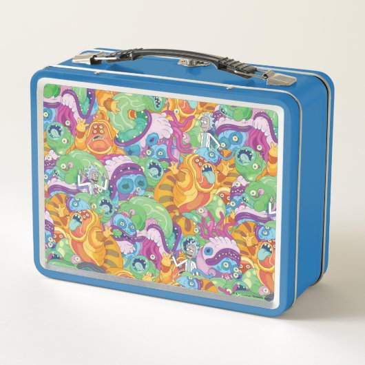 Rick Apocalypse Party Alien Pattern (Achterkant)