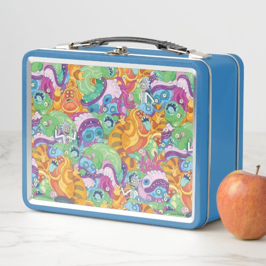 Rick Apocalypse Party Alien Pattern (In situ)