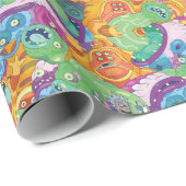 Rick Apocalypse Party Alien Pattern Cadeaupapier (Rol Hoek)