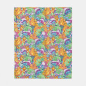 Rick Apocalypse Party Alien Pattern Fleece Deken (Voorkant)