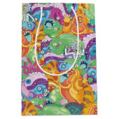 Rick Apocalypse Party Alien Pattern Medium Cadeauzakje (Voorkant)