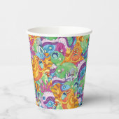 Rick Apocalypse Party Alien Pattern Papieren Bekers (Links)