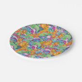 Rick Apocalypse Party Alien Pattern Papieren Bordje (Gekanteld)