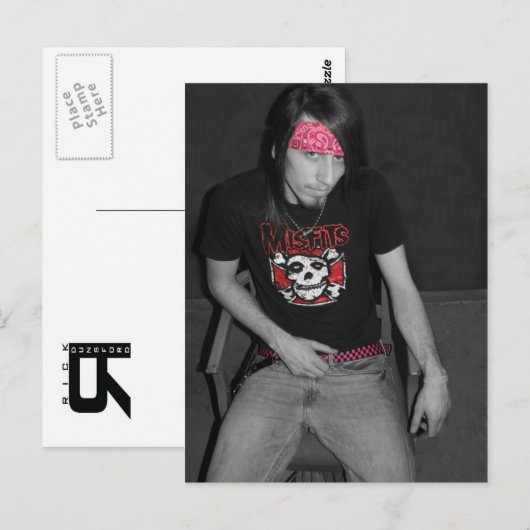 Rick Dunsford Briefkaart (Voorkant / Achterkant)