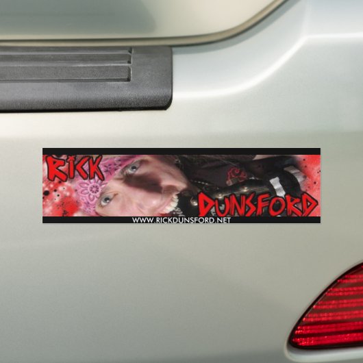 RICK DUNSFORD Bumpersticker (Op auto)
