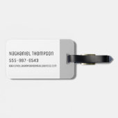 RICK EN MORTY™ | Aanwezigheid is pijn Bagagelabel (Achterkant horizontaal)