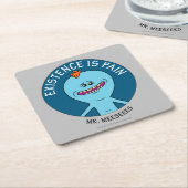 RICK EN MORTY™ | Aanwezigheid is pijn Kartonnen Onderzetters (Schuin)