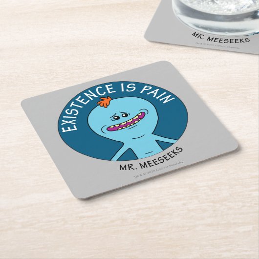 RICK EN MORTY™ | Aanwezigheid is pijn Kartonnen Onderzetters (Schuin)