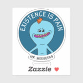 RICK EN MORTY™ | Aanwezigheid is pijn Sticker (Vel)