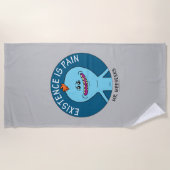 RICK EN MORTY™ | Aanwezigheid is pijn Strandlaken (Voorkant)