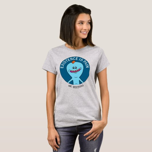 RICK EN MORTY™ | Aanwezigheid is pijn T-shirt (Voorkant volledig)