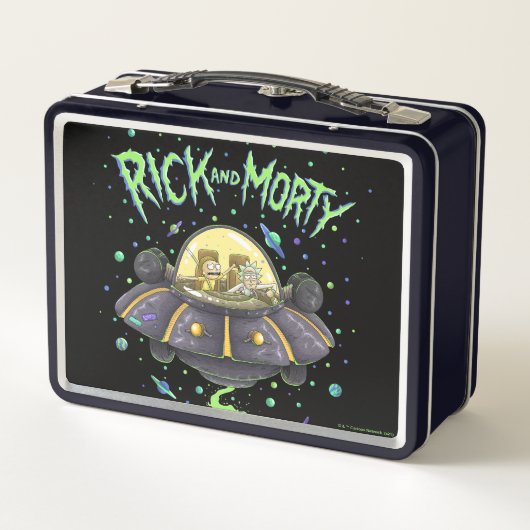 RICK EN MORTY™ | Afbeelding van de ruimtevlucht (Achterkant)