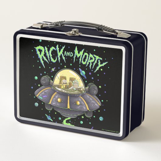 RICK EN MORTY™ | Afbeelding van de ruimtevlucht (Voorkant)