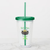 RICK EN MORTY™ | Afbeelding van de ruimtevlucht Acryl Drinkbeker (Voorkant)