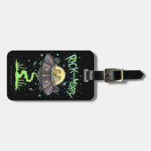 RICK EN MORTY™ | Afbeelding van de ruimtevlucht Bagagelabel (Voorkant horizontaal)