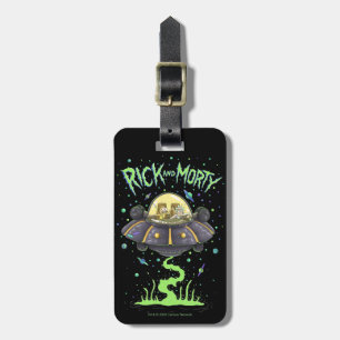 RICK EN MORTY™   Afbeelding van de ruimtevlucht Bagagelabel