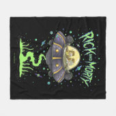 RICK EN MORTY™ | Afbeelding van de ruimtevlucht Fleece Deken (Voorkant (Horizontaal))