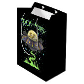 RICK EN MORTY™ | Afbeelding van de ruimtevlucht Medium Cadeauzakje (Achterkant Gekanteld)