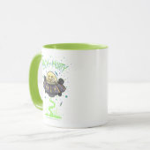 RICK EN MORTY™ | Afbeelding van de ruimtevlucht Mok (Voorkant links)