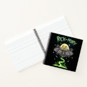 RICK EN MORTY™ | Afbeelding van de ruimtevlucht Notitieboek (Binnen)
