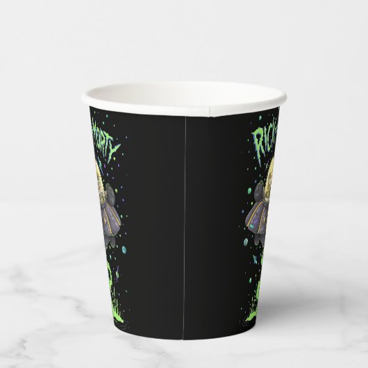 RICK EN MORTY™ | Afbeelding van de ruimtevlucht Papieren Bekers (Rechts)