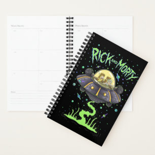 RICK EN MORTY™   Afbeelding van de ruimtevlucht Planner