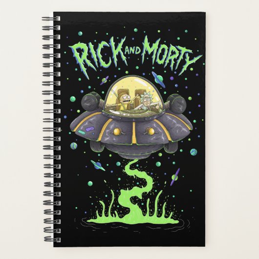 RICK EN MORTY™ | Afbeelding van de ruimtevlucht Planner (Voorkant)