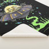 RICK EN MORTY™ | Afbeelding van de ruimtevlucht Sherpa Deken (3/4)