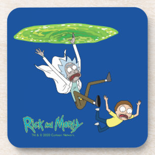 RICK EN MORTY™ Afschaffing portaal Bier Onderzetter