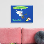 RICK EN MORTY™ | Afschaffing portaal Canvas Afdruk (Insitu (Woonkamer))