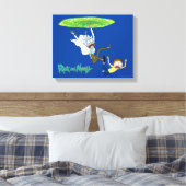 RICK EN MORTY™ | Afschaffing portaal Canvas Afdruk (Insitu (Slaapkamer))