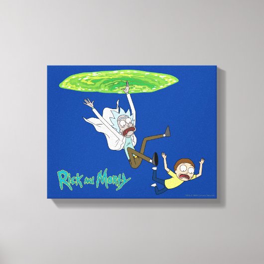 RICK EN MORTY™ | Afschaffing portaal Canvas Afdruk (Voorkant)