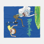 RICK EN MORTY™ | Afschaffing portaal Fleece Deken (Voorkant (Horizontaal))
