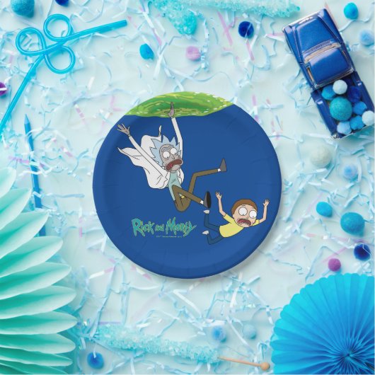 RICK EN MORTY™ | Afschaffing portaal Papieren Bordje (Feest)