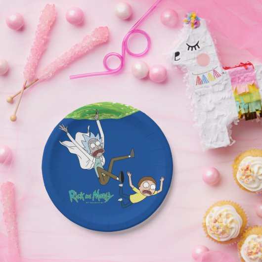 RICK EN MORTY™ | Afschaffing portaal Papieren Bordje (Feest)