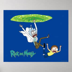 RICK EN MORTY™   Afschaffing portaal Poster