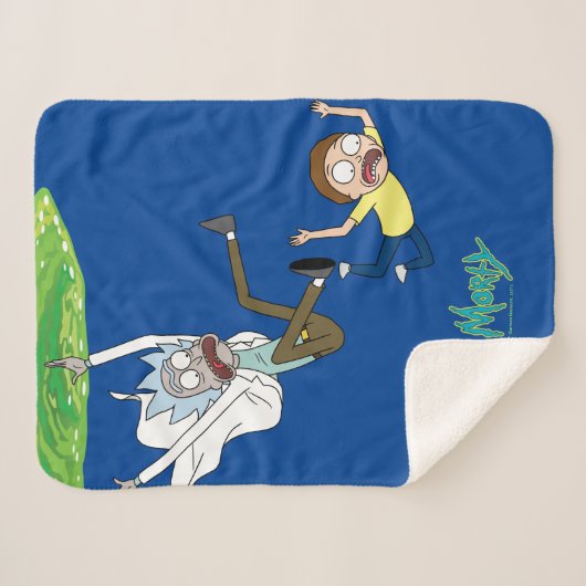 RICK EN MORTY™ | Afschaffing portaal Sherpa Deken (Voorkant (horizontaal))