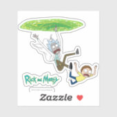 RICK EN MORTY™ | Afschaffing portaal Sticker (Vel)