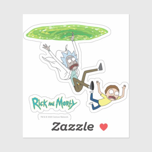 RICK EN MORTY™ | Afschaffing portaal Sticker (Vel)
