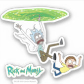 RICK EN MORTY™ | Afschaffing portaal Sticker (Voorkant)