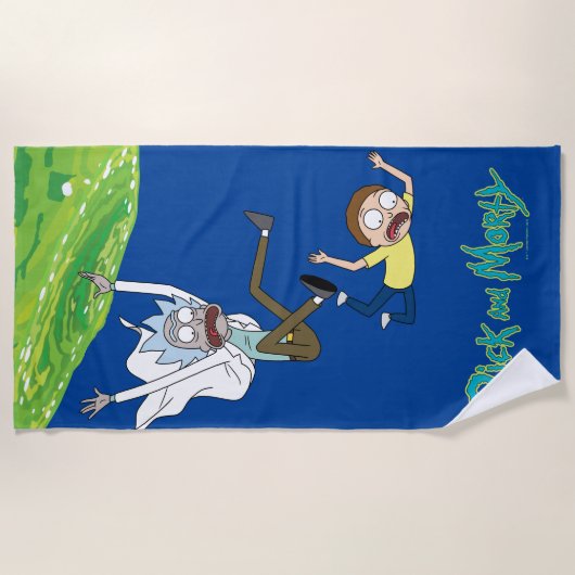 RICK EN MORTY™ | Afschaffing portaal Strandlaken (Voorkant)